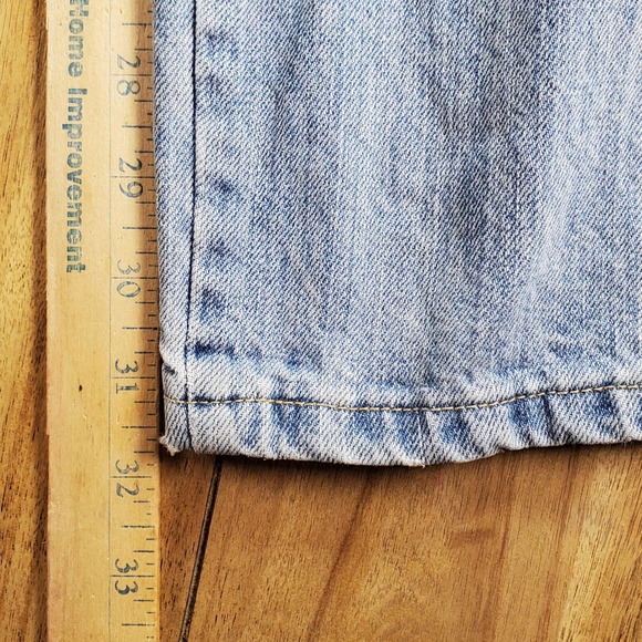 Wrangler Retro Relaxed Bootcut Jeans Mens 34x32 Light Wash Blue Denim WRT20CR - Picture 6 of 8